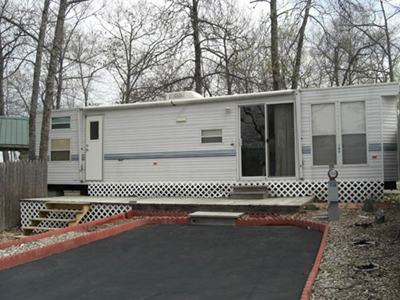 Camper Rental at Pushaw Lake Campground