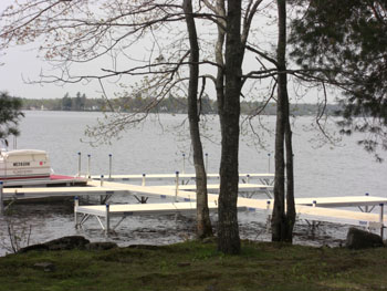 Dock Rental at Pushaw Lake Campgroud